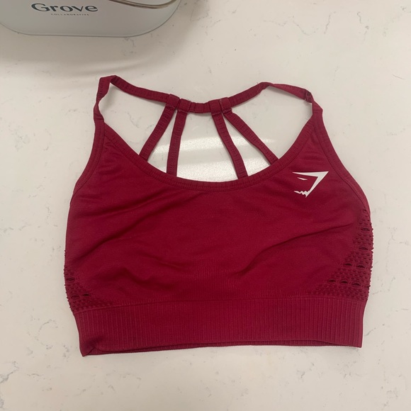 Gymshark Other - Gymshark energy seamless sports bra. Maroon. Small